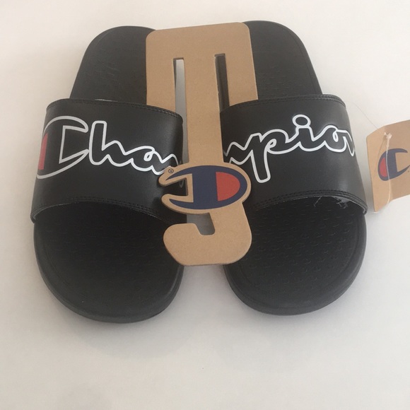 Other - New Men’s Champion Super Slide Split Script Sandal